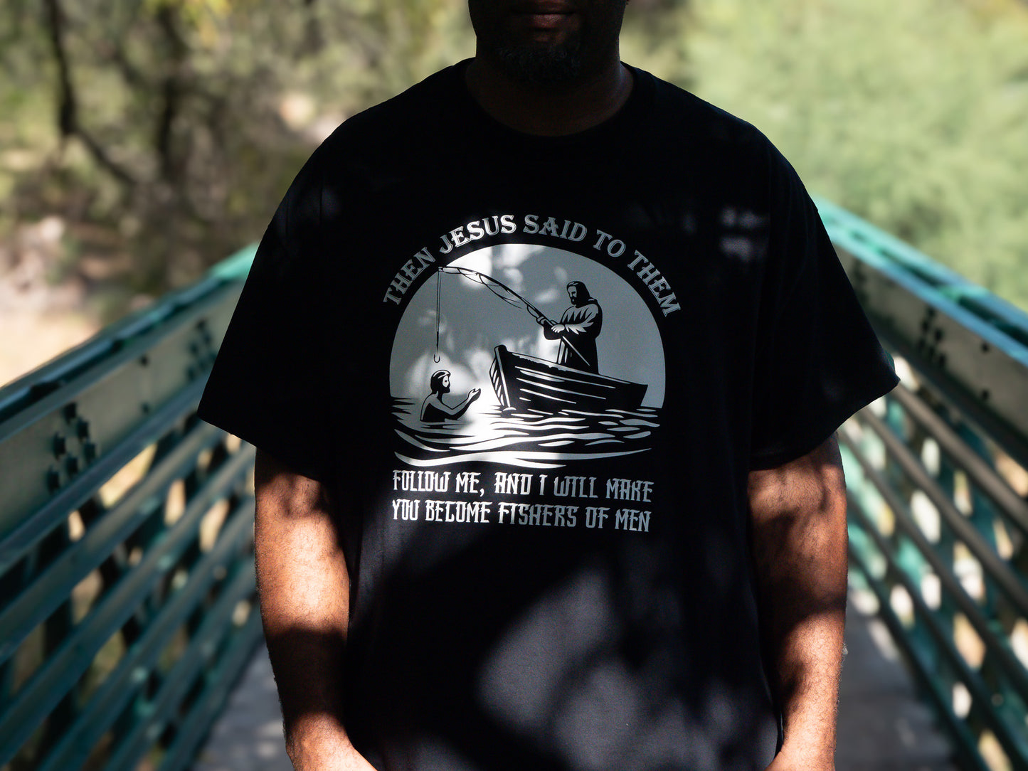 Mark 1:17 Tee - Black