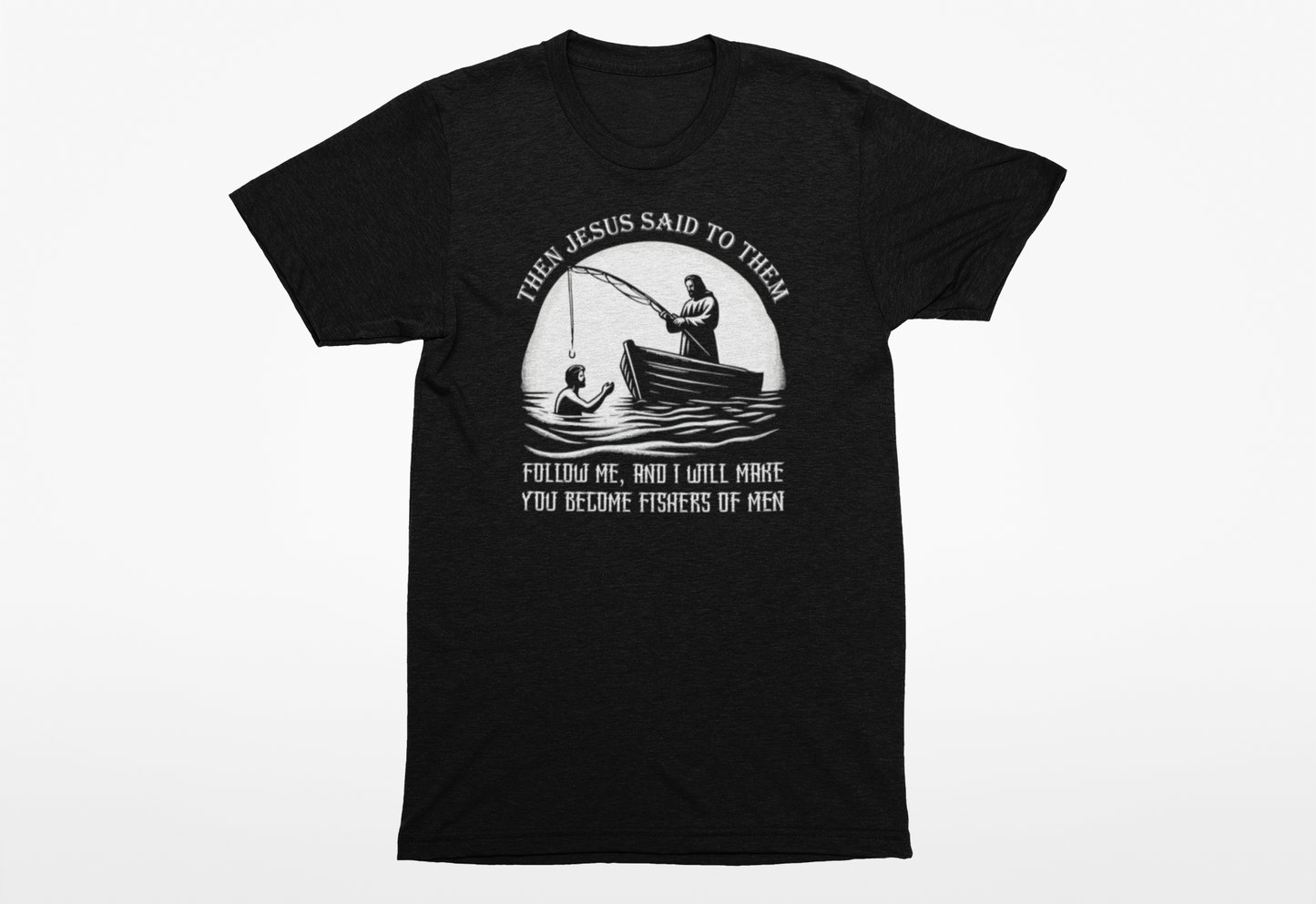 Mark 1:17 Tee - Black